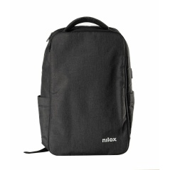 Laptop Backpack Nilox NXURBANPN Grey