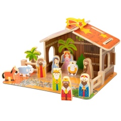 Christmas nativity set Woomax 20 Pieces 29,5 x 16,5 x 22 cm (6 Units)