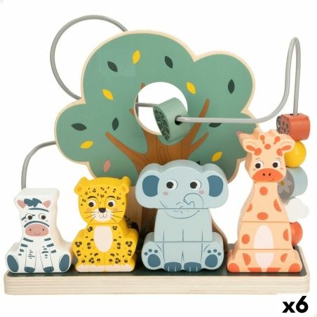 Skill Game for Babies Woomax animals 25 x 22 x 10 cm (6 Units)