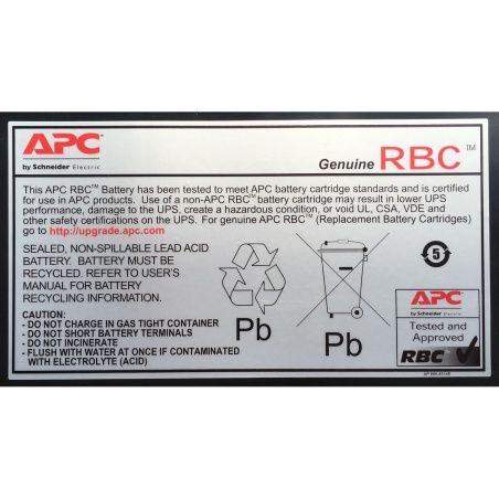 Battery for Uninterruptible Power Supply System UPS APC RBC59 
