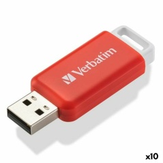 Memoria USB Verbatim V Databar Rosso 16 GB