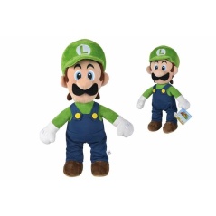 Fluffy toy Super Mario Luigi Blue Green 50 cm
