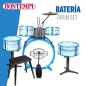 Batteria Musicale Bontempi Azzurro Plastica 85 x 68 x 65 cm (9 Pezzi) (2 Unità)