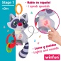 Rattle Cuddly Toy Winfun Racoon 14,5 x 20 x 9,5 cm (6 Units)