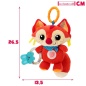 Rattle Cuddly Toy Winfun Fox 13,5 x 26,5 x 7,5 cm (6 Units)