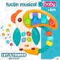 Musical Rattle Colorbaby Tucán 14,5 x 14,5 x 3 cm (6 Units)