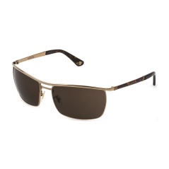 Men's Sunglasses Police SPLB44-6302A8 Golden ø 63 mm