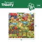 Child's Puzzle Colorbaby 4-in-1 174 Pieces Farm 68 x 68 cm (6 Units)