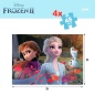 Child's Puzzle Frozen Double-sided 4-in-1 48 Pieces 35 x 1,5 x 25 cm (6 Units)