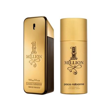 Cofanetto Profumo Uomo Paco Rabanne EDT One million 2 Pezzi