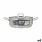 Casserole with lid Quttin Hotel Steel Ø 26 x 9 cm (4 Units)