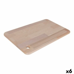Cutting board Quttin Quttin Brown Wood 45 x 27 cm (6 Units)