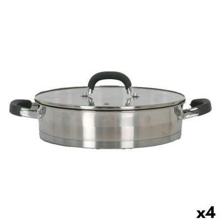 Casseruola con coperchio in vetro Quttin 3,1 L (4 Unità)