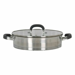 Casseruola con coperchio in vetro Quttin 2,2 L (4 Unità)