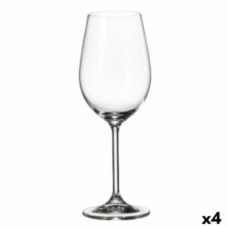Set di Bicchieri Bohemia Crystal Clara 350 ml Bianco 6 Pezzi 6 x 8 x 22 cm (6 Unità) (4 Unità)