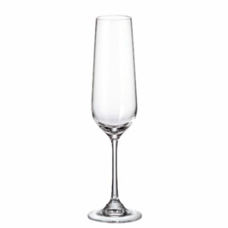 Set di Bicchieri Bohemia Crystal Sira champagne 200 ml 6 Unità 4 Unità