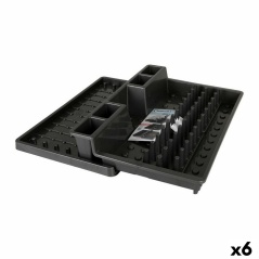 Draining Rack for Kitchen Sink Tontarelli TO4418G Anthracite 44,7 x 30 x 8,8 cm (6 Units)