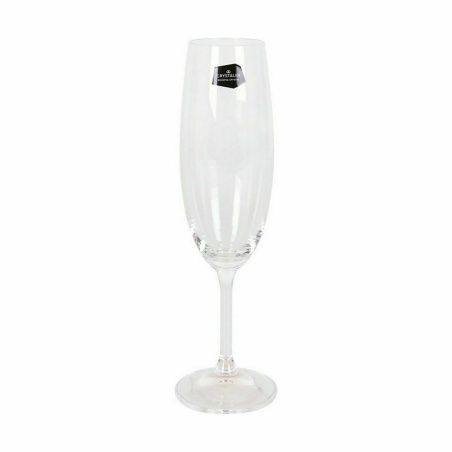 Set di Bicchieri Crystalex Lara Champagne 220 ml Cristallo (6 Unità) (4 Unità)
