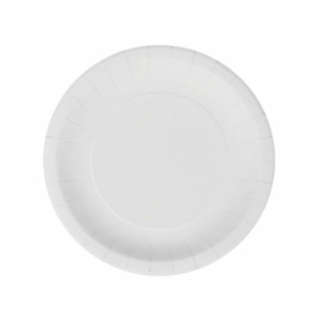 Plate set Algon Disposable White Cardboard 20 cm (36 Units)
