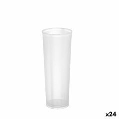 Set of reusable glasses Algon Transparent 24 Units 330 ml (20 Pieces)