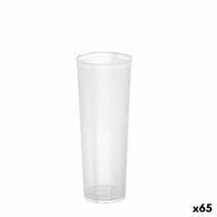 Set di bicchieri riutilizzabili Algon Trasparente 65 Unità 330 ml (6 Pezzi)