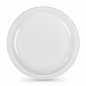 Set di piatti riutilizzabili Algon Rotondo Bianco Plastica 28 x 28 x 2 cm (24 Unità)