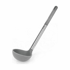 Ladle Quttin Grey Silicone Steel 31 x 8,5 cm (24 Units)