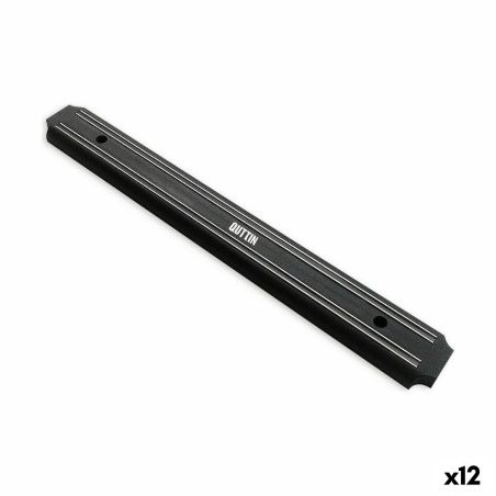 Magnetic knife rack Quttin Black 50 x 4,8 x 2 cm