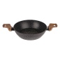 Saucepan Quttin Ecological Black Toughened aluminium 24,5 x 40,5 cm (4 Units)