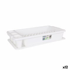 Draining Rack for Kitchen Sink Tontarelli Scola Plastic White 45 x 26 x 8,5 cm (12 Units)