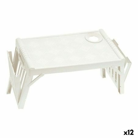 Folding Tray for Bed Tontarelli Life 52 x 32 x 25 cm Beige