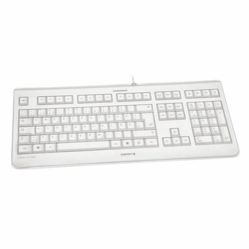 Keyboard Cherry JK-1068ES-0 White Grey Spanish Qwerty