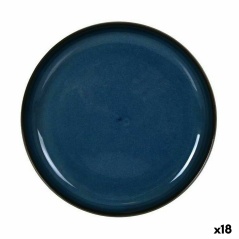 Snack tray La Mediterránea Chester Blue Circular 19,6 x 2,2 cm (18 Units)