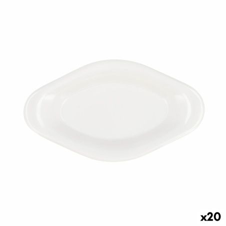 Snack tray Quid Select White Plastic 17 x 9,5 x 2 cm (20 Units)