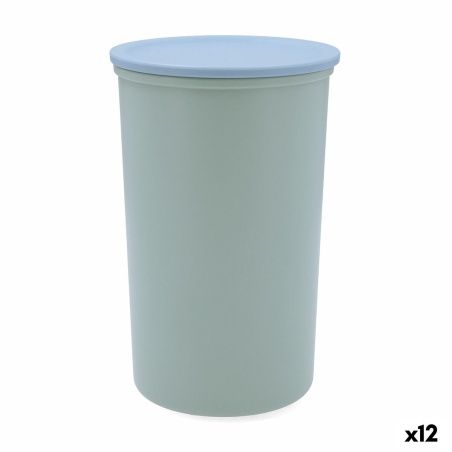 Tin Quid Inspira With lid 1 L Green Plastic (12 Units)