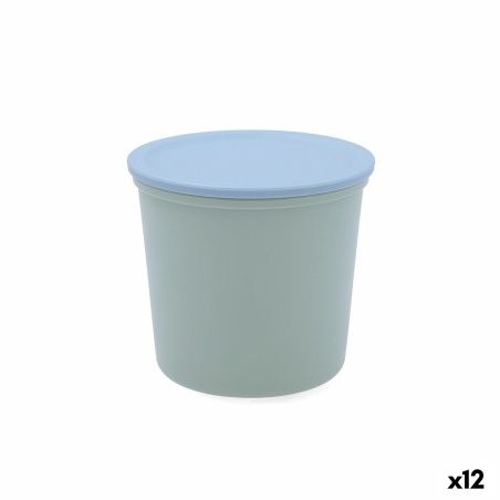 Tin Quid Inspira With lid 500 ml Green Plastic (12 Units)