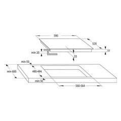Induction Hot Plate Hisense I6337C 60 cm