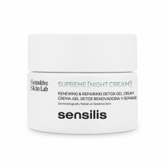 Anti-Wrinkle Night Cream Sensilis Supreme Real Detox 50 ml
