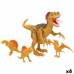 Set of Dinosaurs Colorbaby 4 Pieces 6 Units 23 x 16,5 x 8 cm Dinosaurs