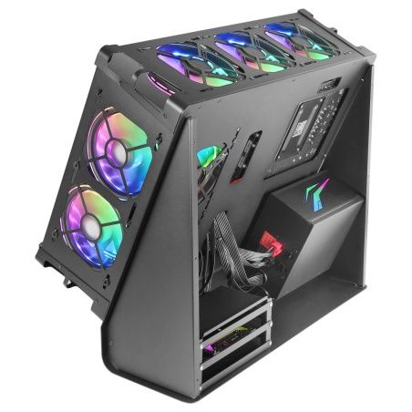Case computer desktop ATX Mars Gaming MCB Nero