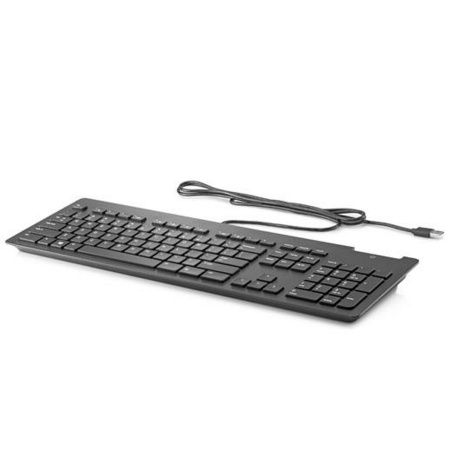 Keyboard HP Teclado HP Business Slim Smartcard Black Spanish Qwerty