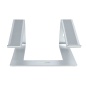 Supporto per Portatile Startech LAPTOP-STAND-SILVER Alluminio