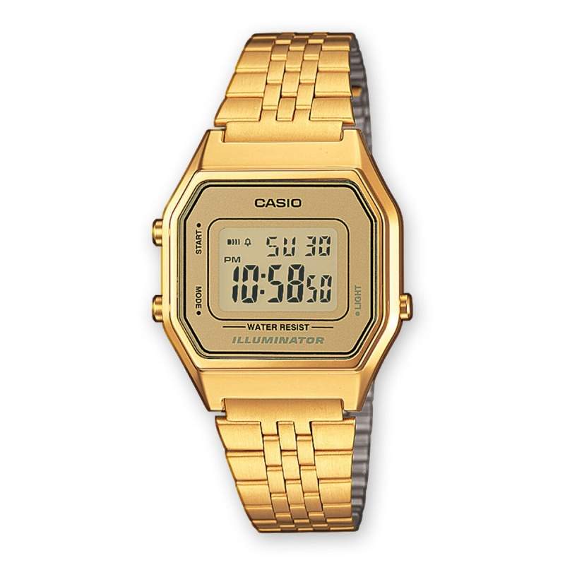 Orologio Unisex Casio LA680WEGA-9ER Dorato