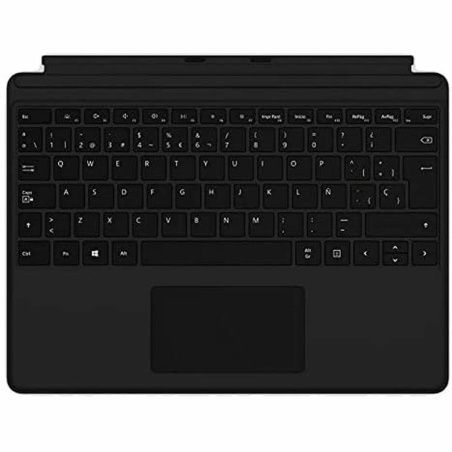 Bluetooth Keyboard with Support for Tablet Microsoft QJX-00012 Black Spanish Spanish Qwerty QWERTY