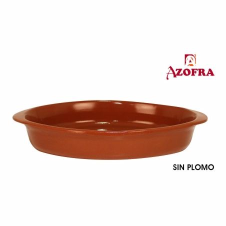 Serving Platter Azofra Baked clay Oval 44 x 26 x 7 cm (4 Units)