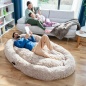 Letto Cani per Umani Human Dog Bed XXL InnovaGoods Beige
