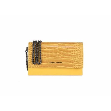 Women's Handbag Laura Ashley DUDLEY-CROCO-YELLOW Yellow 22 x 12 x 5 cm