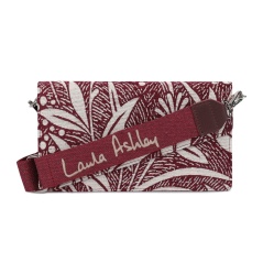 Women's Handbag Laura Ashley CRESTON-FLOWER-CLARET-RED Grey 24 x 13 x 3 cm