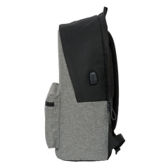 Laptop Backpack Eckō Unltd. Rhino Black Grey 31 x 44 x 18 cm