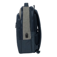 Laptop Backpack Kappa Dark Navi Grey Navy Blue 29 x 44 x 15 cm